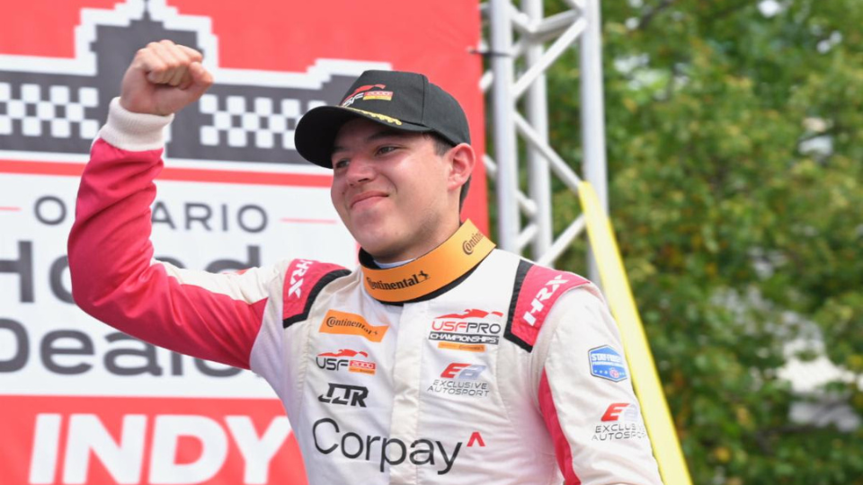 Jeffers Takes Control in USF2000 with Toronto Victory